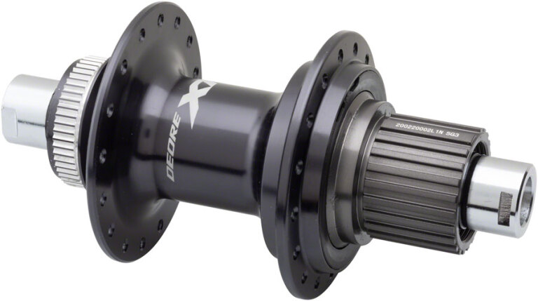 Hinterradnabe / 142 MM / Steckachse Ø 12 MM / Disc (Centerlock) / 32GTS / Shimano / FH-M8110 Deore XT / Micro Spline / Schwarz / MTB - Tour