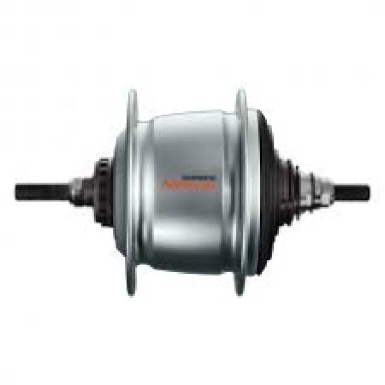 Hinterradnabe / 131 MM / Feste Welle 203 MM / Rollerbrake + felgenbremse  / 36GTS / Shimano / Nexus Inter 8 SG-C6001-8R / 8S / Silber / City