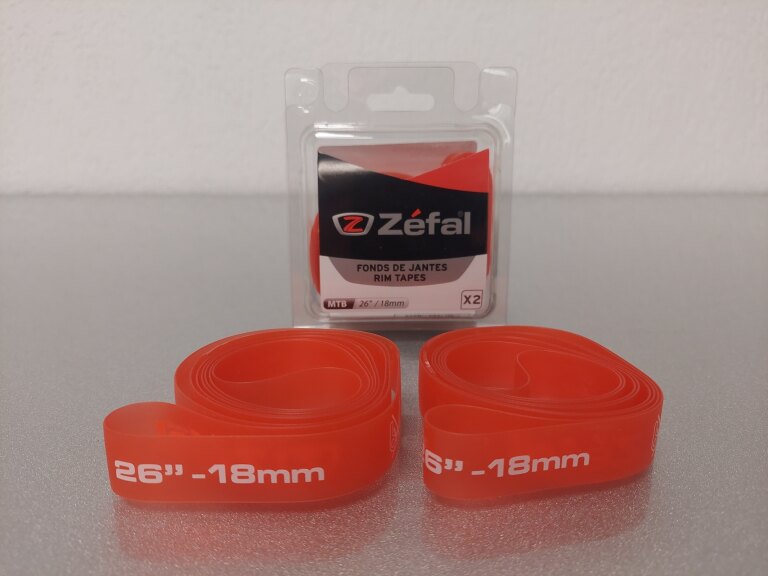 Rim tape / 559-18 MM (26 Inch) / Tube / Zefal / Others / < 120 PSI - 8 Bar / 2 pieces / Red