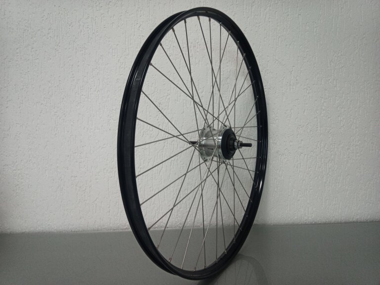 Achterwiel / 635X25C / Rigida - Ryde / V38 / Zwart / Shimano / Nexus Inter 7 SG-C3001-7R / 7S / 127 MM / Rollerbrake / City