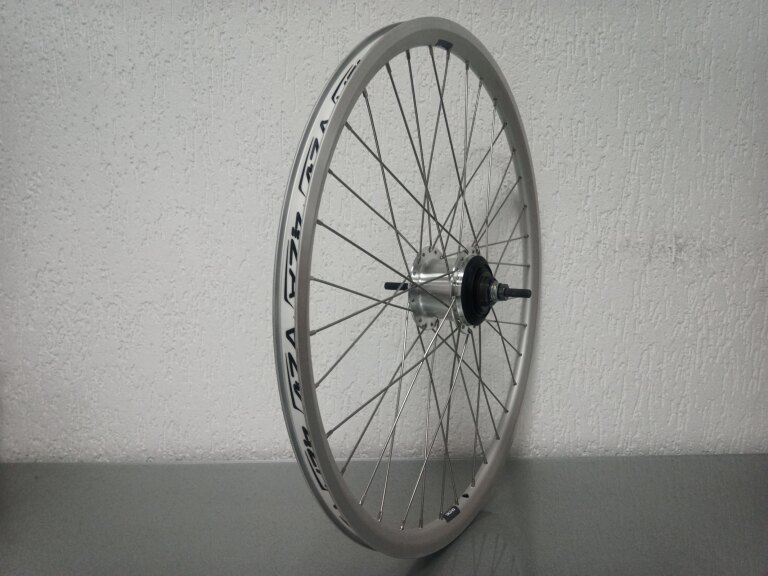 Roue arrière / 559X19C / Rigida - Ryde / X-Plorer / Silver / Shimano / Nexus Inter 7 SG-C3001-7R / 7S / 127 MM / Frein à rouleaux ou Frein sur jante / City