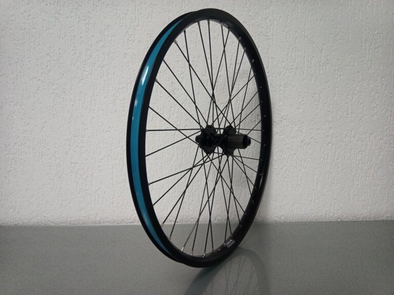 Rear wheel / 559X25C / Rigida - Ryde / Andra 40 / Black / BQ / BQ-RH30009 / HG Body 35 MM / 142 MM / Disc (6 bolts) / Cargo