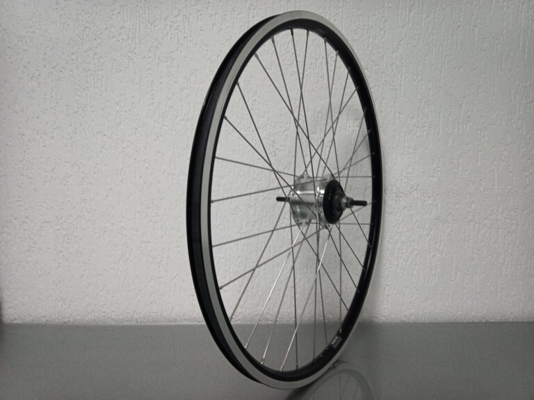 Hinterrad / 622X19C / Rigida - Ryde / Andra 10 / Schwarz / Shimano / Nexus Inter 7 SG-C3001-7R / 7S / 127 MM / Rollerbrake oder Felgenbremse / E-Bike