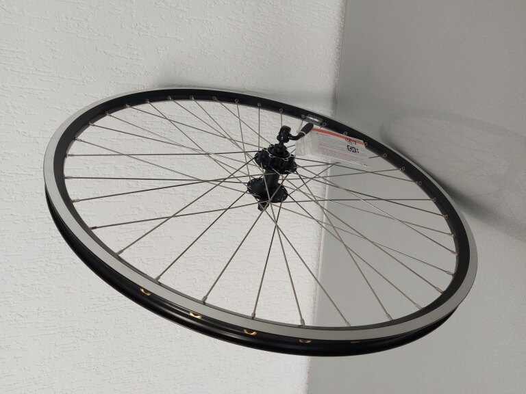 Frontwheel/ 622X21C / Rigida - Ryde / ZAC 421 / Zwart / Shimano Deore/ 100 MM / 6 Bolts QR