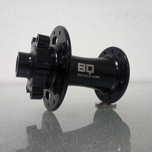 Vorderradnabe / 100 MM / Steckachse Ø 12 MM / Disc (6 Schrauben) / 24GTS / BQ / BQ-FH30506 / Schwarz / Race 