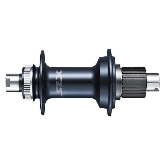 Rear hub / 157 MM / Thru axle Ø 12 MM / Disc (Centerlock) / 32GTS / Shimano / FH-M7130-B SLX / Micro Spline / Blue / MTB - Tour 