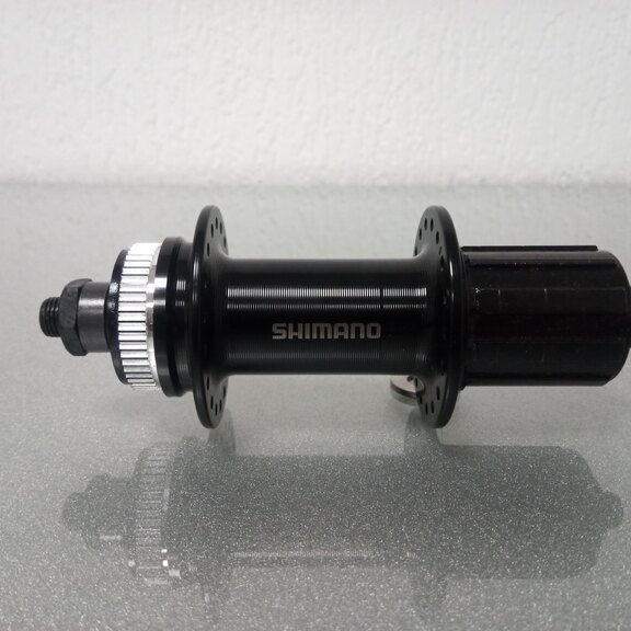 Rear hub / 135 MM / Drop axle / Disc (Centerlock) / 36GTS /  / FH-TX505 Tourney / HG Body 35 MM  / Black / MTB - Tour 