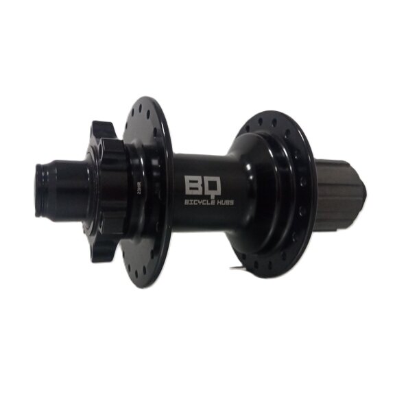 Achternaaf / 142 MM / Steekas Ø 12 MM / Disc (6 bout) / 36GTS / BQ / BQ-RH30009 / HG Body 35 MM / Zwart / E-Bike 