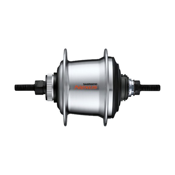 Rear hub / 135 MM / Fixed axle 187 MM / Disc (Centerlock) / 36GTS / Shimano / Nexus Inter 7 SG-C3001-7D / 7S / Silver / City 