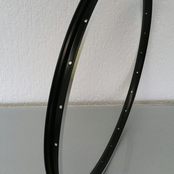 Rim / 507X19C / 24GTS / Single-walled / No eyelets / Rigida - Ryde / Cyber / Black / Brake surface 