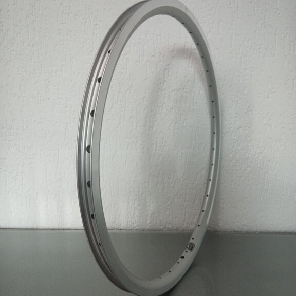 Rim / 507X19C / 36GTS / Double-walled / No eyelets / Rigida - Ryde / X-Plorer / Silver / Brake surface 