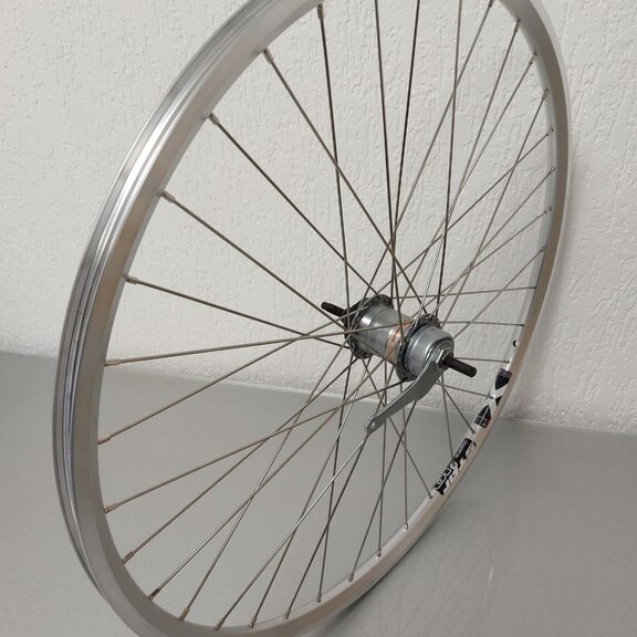 Hinterrad / 622X19C / Rigida - Ryde / Star XS19 / Silber / Shimano / Nexus Inter 3 SG-3C41 / 3S / 120 MM / Rücktrittbremse / City 