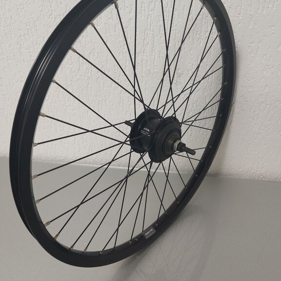 rear wheel / 559X29C / Rigida - Ryde / Andra 29 / black / Shimano / Nexus Inter 7 SG-C3001-7D / 7S / 127 MM / Centerlock / Cargo 