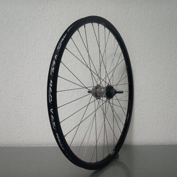 Achterwiel / 622X19C / Rigida - Ryde / Andra 10 / Zwart / Shimano / Nexus Inter 3 SG-3C41 / 3S / 120 MM / Terugtraprem / City 