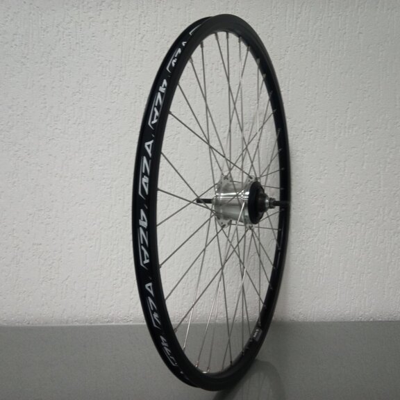 Hinterrad / 622X19C / Rigida - Ryde / Andra 10 / Schwarz / Shimano / Nexus Inter 7 SG-C3001-7R /  / 130 MM / Rollerbrake / City 