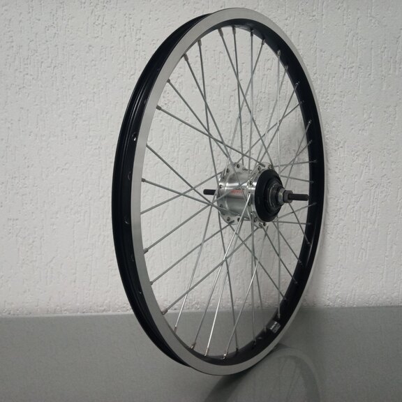 Rear wheel / 507X25C / Rigida - Ryde / Andra 40 / Black / Shimano / Nexus Inter 7 SG-C3001-7R / 7S / 127 MM / Rollerbrake or Rim brake / Cargo 