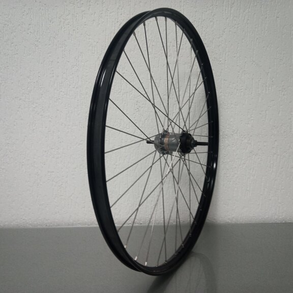 Achterwiel / 635X25C / Rigida - Ryde / V38 / Zwart / Shimano / Nexus Inter 3 SG-3C41 / 3S / 120 - 130 MM / Terugtraprem / City 