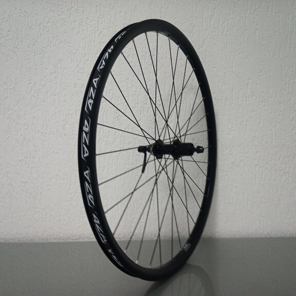 Hinterrad / 622X25C / Rigida - Ryde / ZAC 25 / Schwarz / Shimano / FH-TX505 Tourney / HG Body 35 MM / 135 MM / Disc (Centerlock) / MTB - Tour 