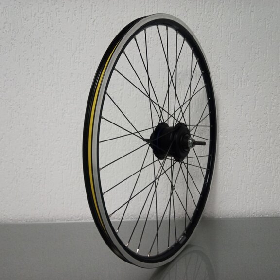 Roue arrière / 622X19C / Rigida - Ryde / Andra 10 / Noir / Shimano / Nexus Inter 8 SG-C6060-8C / 8S DI2 / 131 MM / Frein à rétropédalage et frein sur jante / E-Bike 