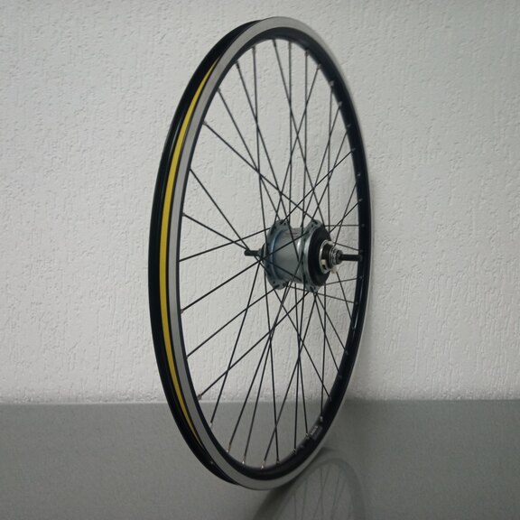 Achterwiel / 622X19C / Rigida - Ryde / Andra 10 / Zwart / Shimano / Nexus Inter 8 SG-C6060-8R / 8S DI2 / 131 MM / Rollerbrake of Velgrem / E-Bike 