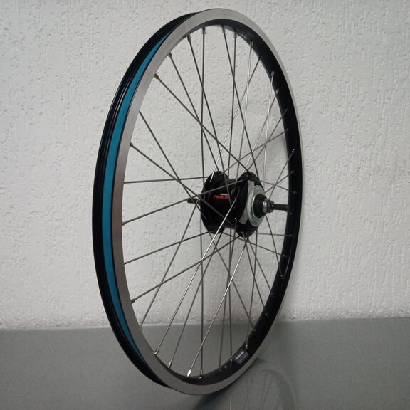 Achterwiel / 559X25C / Rigida - Ryde / Andra 40 / Zwart / Shimano / Nexus Inter 8 SG-C6001-8R / 8S / 131 MM / Rollerbrake of Velgrem / Cargo 