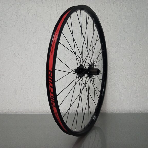 Rear wheel / 622X25C / Rigida - Ryde / Andra 40 / Black / BQ / BQ-RH30009 / HG Body 35 MM / 142 MM / Disc (6 bolts) / E-Bike 