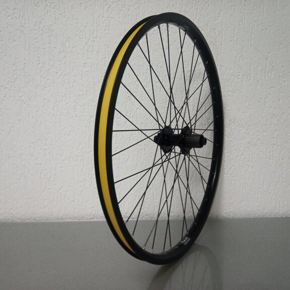 Achterwiel / 584X25C / Rigida - Ryde / Andra 40 / Zwart / BQ / BQ-RH30009 / HG Body 35 MM / 142 MM / Disc (6 bout) / E-Bike 