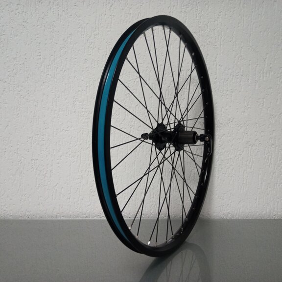 Roue arrière / 559X25C / Rigida - Ryde / Andra 40 / Noir / BQ / BQ-RH30007 / HG Body 35 MM / 135 MM / Disc (Centerlock) / Cargo 