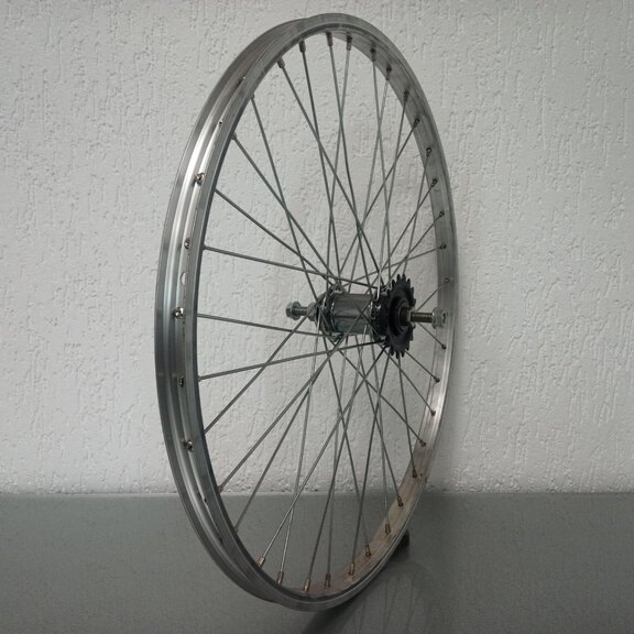 Roue arrière / 507X20C / Beretta / Parallex / Argent / Shimano / CB-E110 / 1S / 116 MM / Frein à rétropédalage / Enfants 