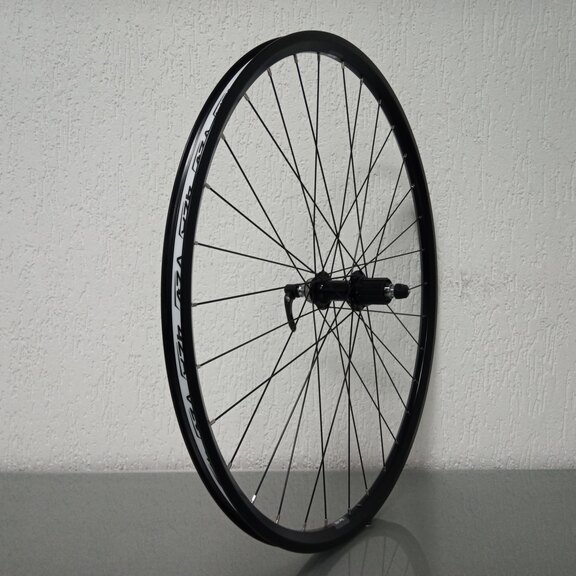 Rear wheel / 622X21C / Rigida - Ryde / ZAC 421 / Black / Shimano / FH-M8000 Deore XT / HG Body 35 MM / 135 MM / Disc (Centerlock) / MTB - Tour 