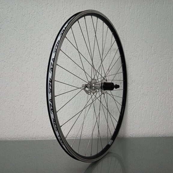 Roue arrière / 622X19C / Rigida - Ryde / ZAC Pro / Noir / Shimano / FH-C501 Nexave / HG Body 35 MM / 135 MM / Frein sur jante ou disque (6 boulons) / Tour 