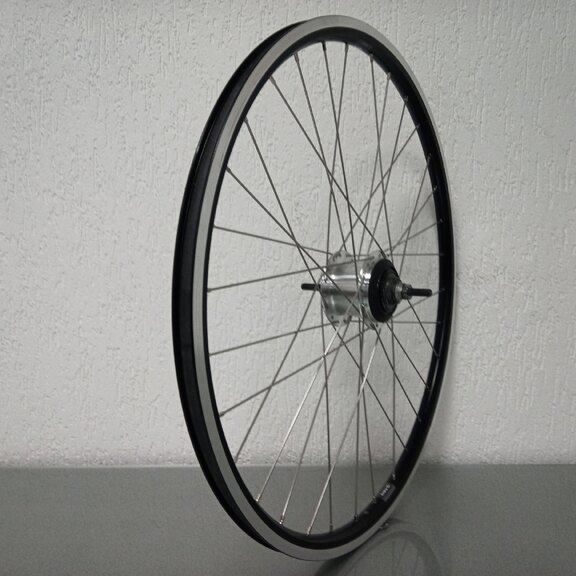 Hinterrad / 622X19C / Rigida - Ryde / Andra 10 / Schwarz / Shimano / Nexus Inter 7 SG-C3001-7R / 7S / 127 MM / Rollerbrake oder Felgenbremse / E-Bike 