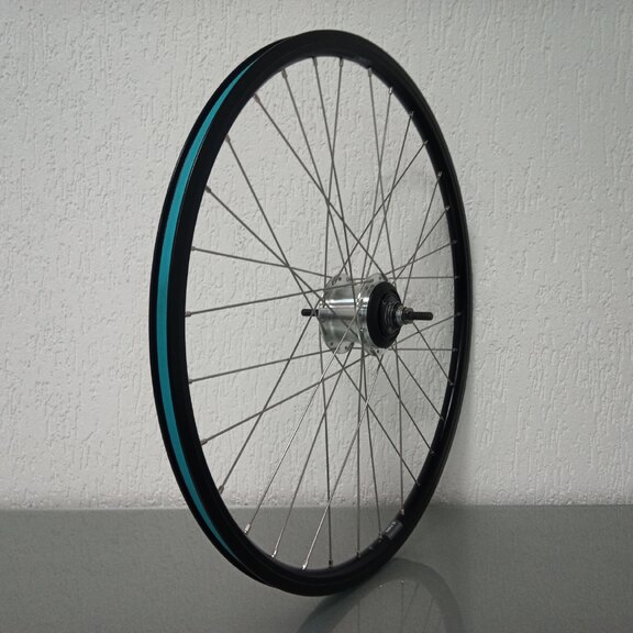 Rear wheel / 622X19C / Rigida - Ryde / Andra 10 / Black / Shimano / Nexus Inter 7 SG-C3001-7R /  / 130 MM / Rollerbrake / City 