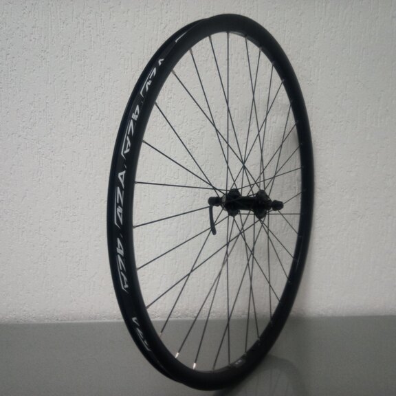 Vorderrad / 622X25C / Rigida - Ryde / ZAC 25 / Schwarz / Shimano / HB-RM65 /  / 100 MM / Disc (Centerlock) / MTB 