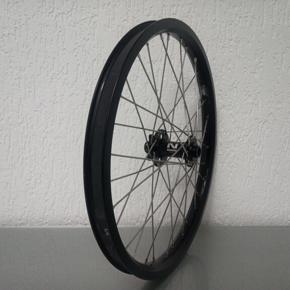 Front wheel / 406X25C / Rigida - Ryde / Andra 40 / Black / Novatec / D811SB15 /  / 100 MM / Disc (6 bolts) / Cargo 