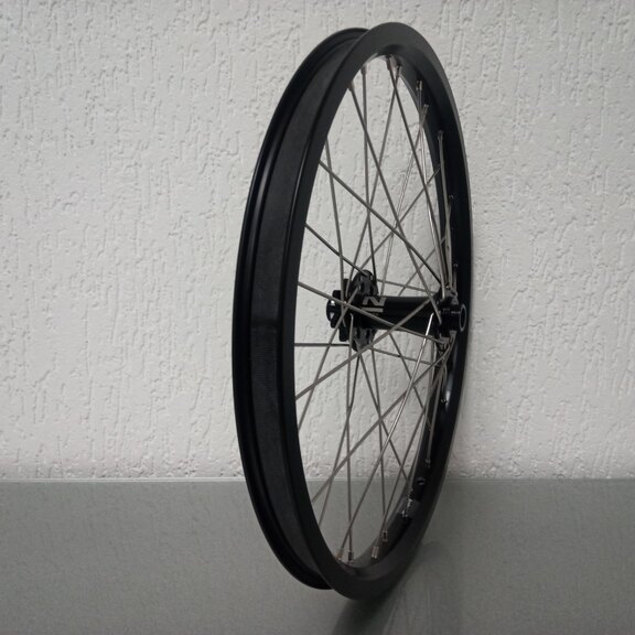 Front wheel / 406X25C / Rigida - Ryde / Andra 40 / Black / Novatec / D791SB-B15 /  / 110 MM / Disc (6 bolts) / Cargo 