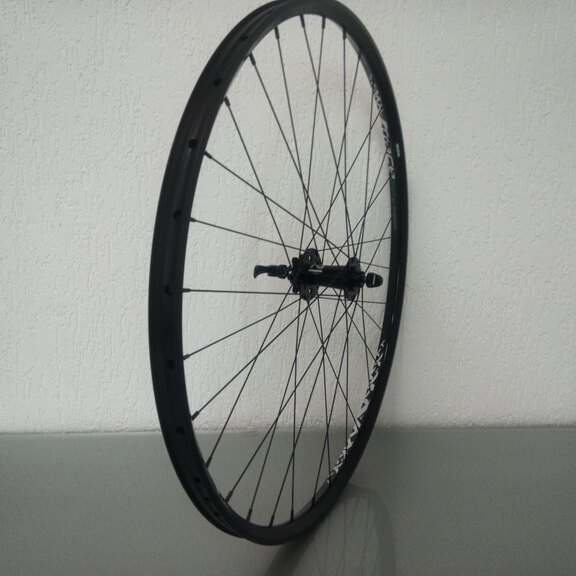 Front wheel / 622X25C / Rigida - Ryde / Trace 25mm / Black / Novatec / D791SB/A /  / 100 MM / Disc (6 bolts) / MTB 