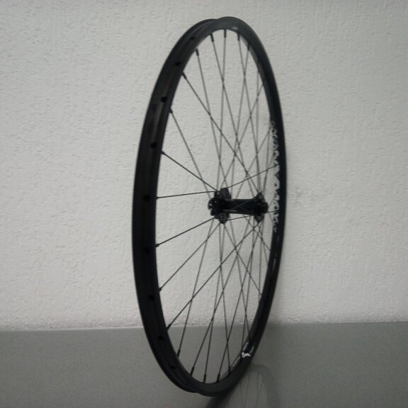 Front wheel / 622X25C / Rigida - Ryde / Trace 25mm / Black / Novatec / D791SB-B15 /  / 110 MM / Disc (6 bolts) / MTB 