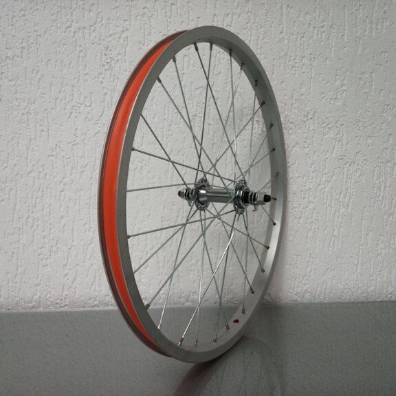 Front wheel / 406X21C / Import / UNI / Silver / 93 MM / Kids 