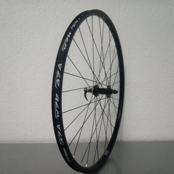 Vorderrad / 622X21C / Rigida - Ryde / Andra 321 / Schwarz / Shimano / HB-TX505 Tourney /  / 100 MM / Disc (Centerlock) / MTB - Tour 