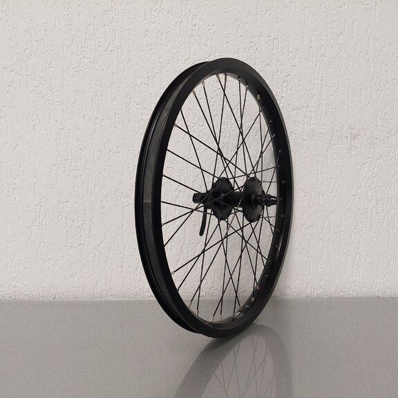 Vorderrad / 406X25C / Rigida - Ryde / Andra 40 / Schwarz / Shimano / HB-M475 Deore / / 100 MM / Disc (6 Bolzen) / Cargo 