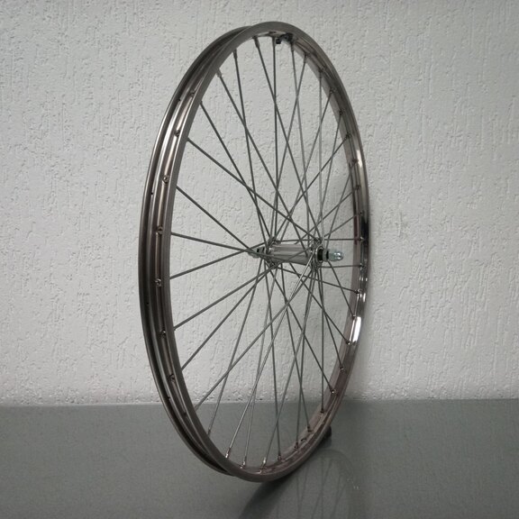 Front wheel / 559X22C / Van Schothorst / ST32 RVS / Silver / Union / Others /  / 100 MM / Coaster brake / City 