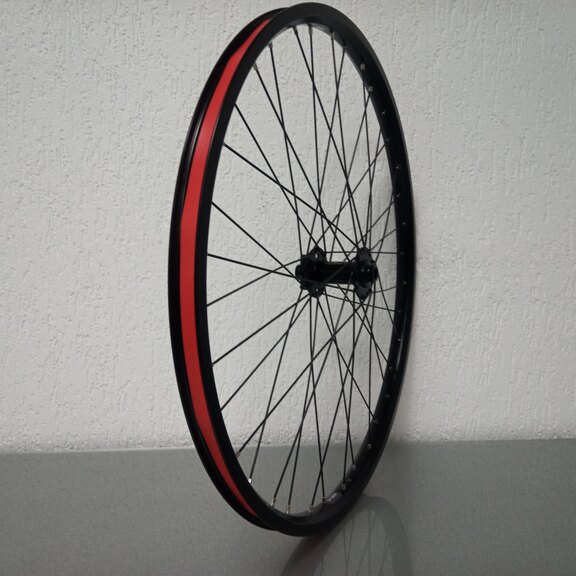 Voorwiel / 622X25C / Rigida - Ryde / Andra 40 / Zwart / BQ / BQ-FH30503 /  / 110 MM / Disc (6 bout) / E-Bike 