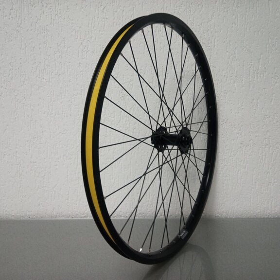 Voorwiel / 584X25C / Rigida - Ryde / Andra 40 / Zwart / BQ / BQ-FH30503 /  / 110 MM / Disc (6 bout) / E-Bike 