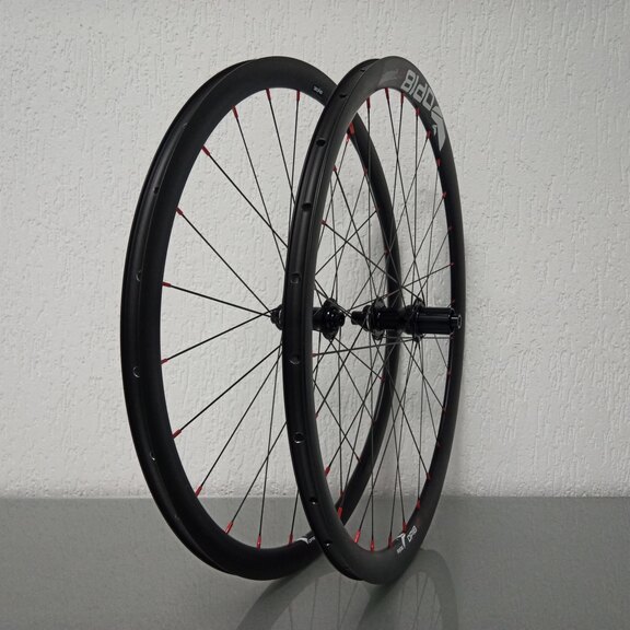 Laufradsatz / 622X18C / Rigida - Ryde / DP18 Speed Disc / Schwarz / BQ / BQ-RH30002 / HG Body 36,85 MM / 142 MM / Disc (Centerlock) / Race 