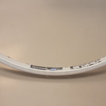 Rim / 622X17C / 36GTS / Double-walled / Single eyelets / Rigida - Ryde / Snyper / White / Brake surface