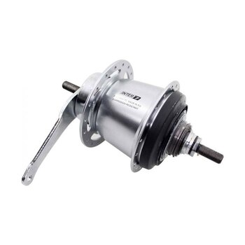 Moyeu arrière / 127 MM / Axe fixe 176 MM / Frein à rétropédalage / 36GTS / Shimano / Nexus Inter 7 SG-C3001-7C / 7S / Argent / City