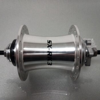 Rear hub / 170 MM / Fixed axle 216 MM / Disc (6 bolts) / 36GTS / Sturmey Archer / SX-RK3 / 3S / Silver / City