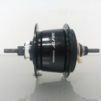 Moyeu arrière / 135 MM / Axe plein 187 MM / Disque (Centerlock) / 36GTS / Shimano / Alfine Inter 8 SG-S7001-8 / 8S / Noir / City