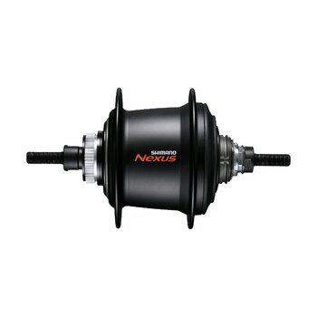 Achternaaf / 135 MM / Vaste as 187 MM / Disc (Centerlock) / 36GTS / Shimano / Nexus Inter 7 SG-C3001-7D / 7S / Zwart / City